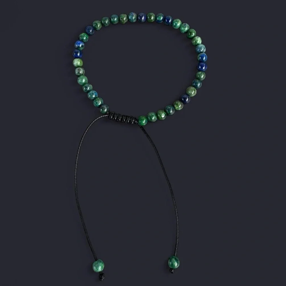 Gemstone Bead Bracelet Stack 4mm - 5pcs